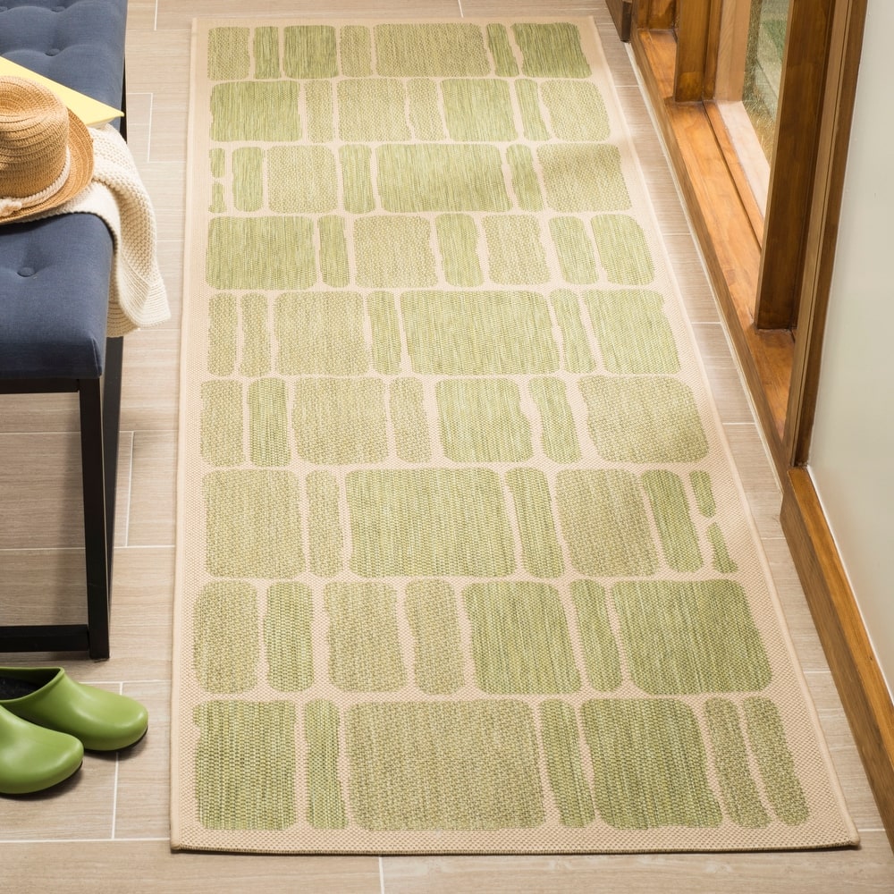 Martha Stewart by SAFAVIEH Blocks Indoor/ Outdoor Waterproof Rug