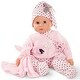 preview thumbnail 1 of 3, Gotz Cookie 19" Soft Baby Doll in Pink with Blue Sleeping Eyes and Accessories