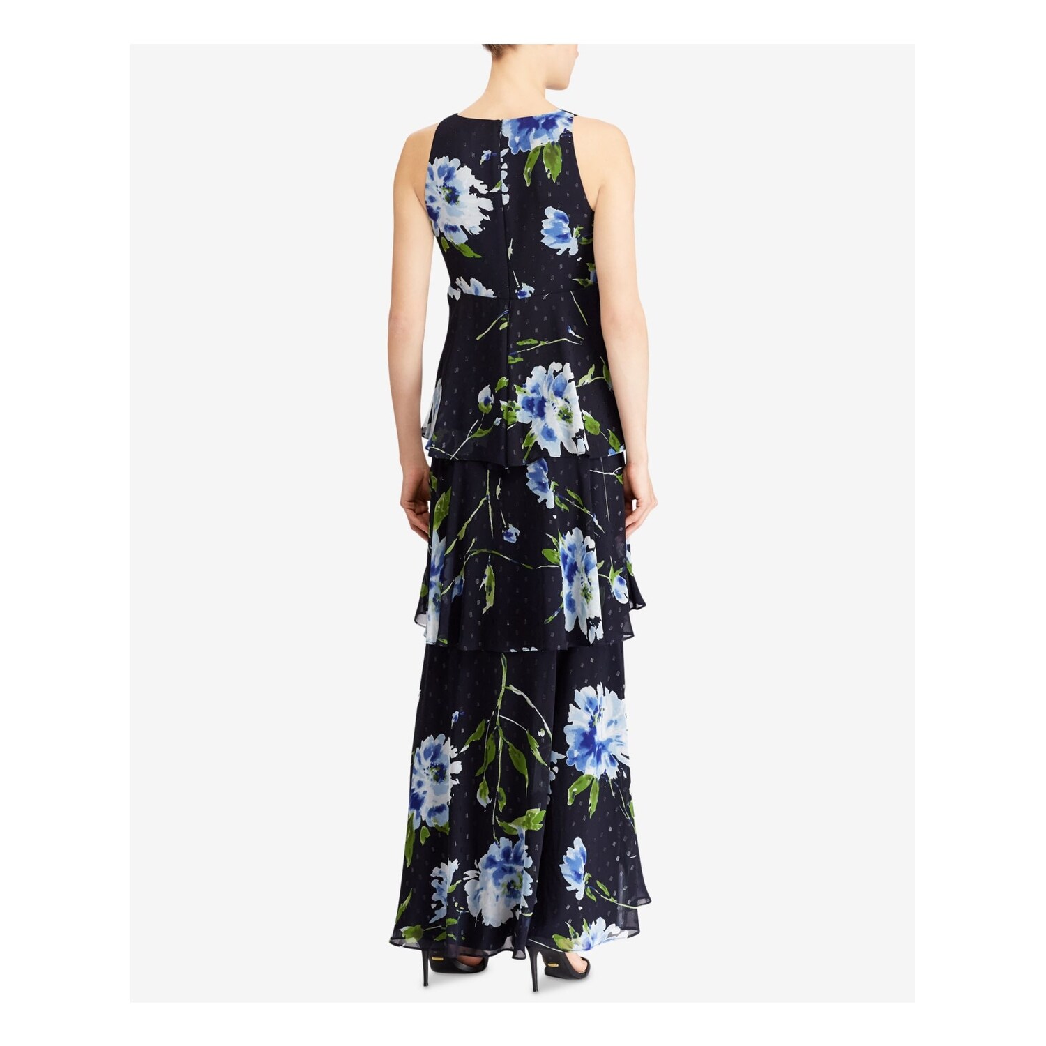 navy empire line dress
