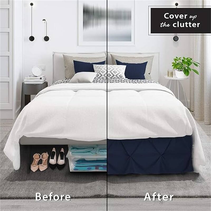 Pinch Pleat Bed Skirt