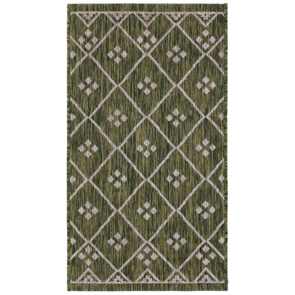 SAFAVIEH Courtyard Mauriceta Indoor/ Outdoor Waterproof Patio Backyard Rug