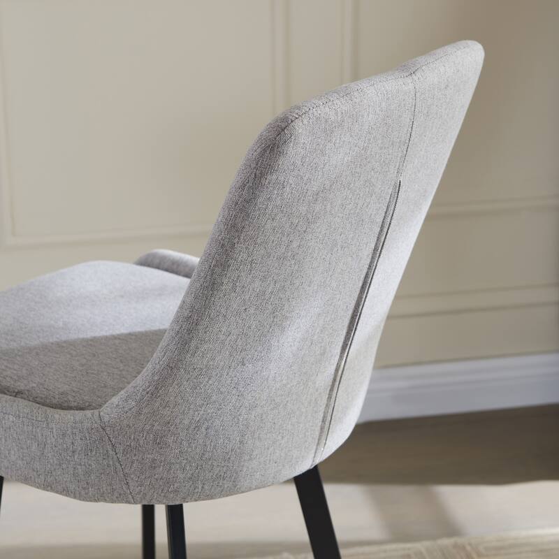 Leick Home Upholstered Back Counter Height Stool with Steel Base Set of 2