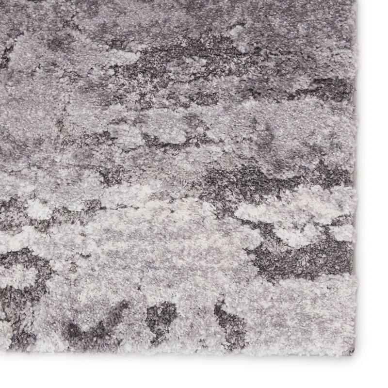 Coen Abstract Gray/ Ivory Area Rug