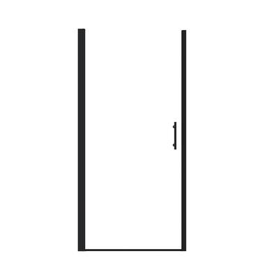 28x72 Inch Half Frame Pivot Shower Door