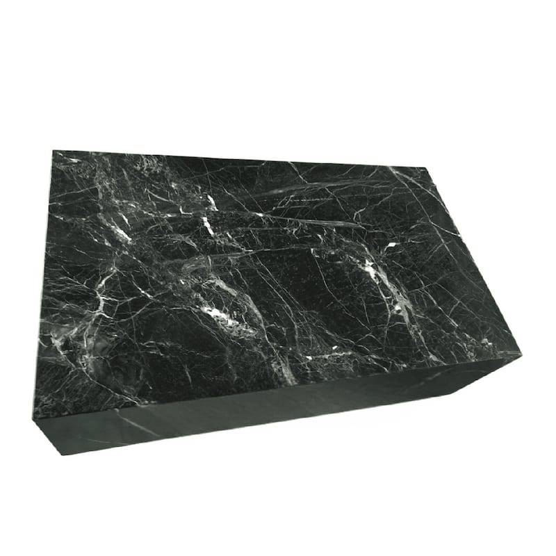 BETACH Genuine Marble Block Coffee table - Tinos Green Marble