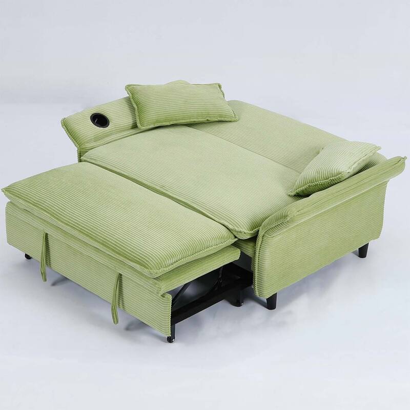 65.74-inch Adjustable Armrest and Backrest Multi-Functional Sofa Bed,Ideal for Bedrooms and Living Rooms