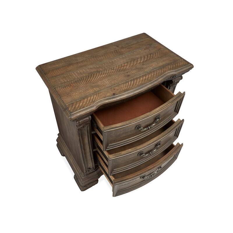 Magnussen Home Durango Willadeene Brown Drawer Nightstand