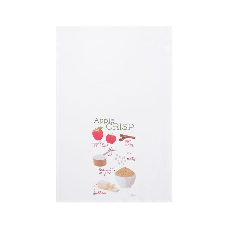 Apple Cider Crisp & Streusel Towel S/3