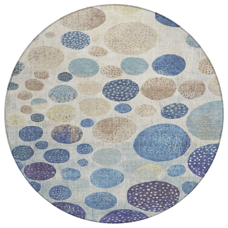HomeRoots Geometric Transitional Rectangle Outdoor Rug