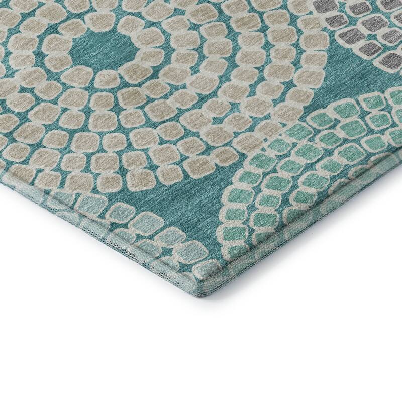 Premium Washable Super Soft Mosaic Colosseum Mayfield Rug