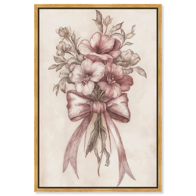 Tied with Tenderness II Canvas by Art Remedy - Gold - 30" x 45"