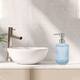 Option Clear Blue Silver Tone