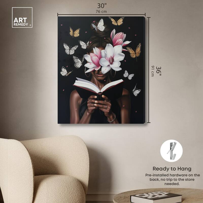 Pages of Flight Canvas by Art Remedy, Gallery Wrapped