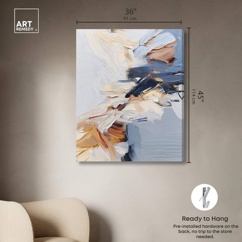 A Symphony in White II Canvas by Art Remedy, Gallery Wrapped