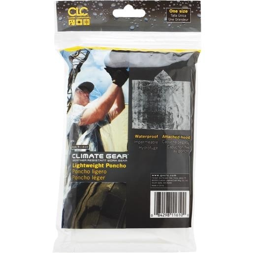 West Chester Clear 4Mm Poncho 49837 Unit: EACH