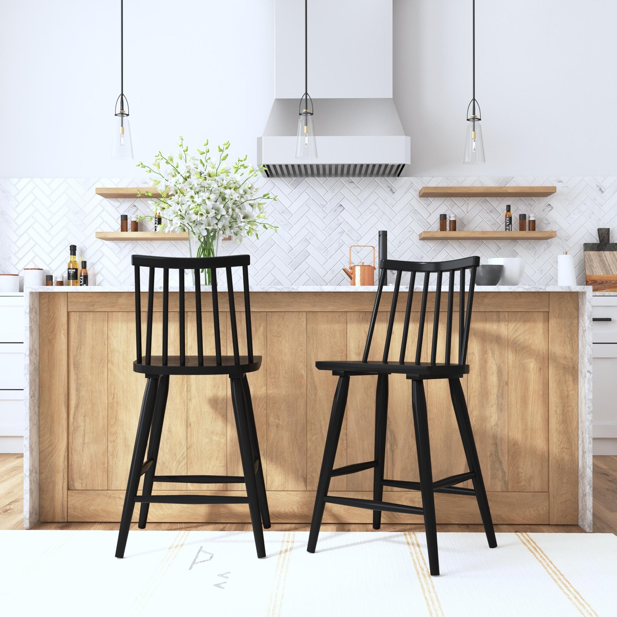 Farmhouse style counter height bar stools deals