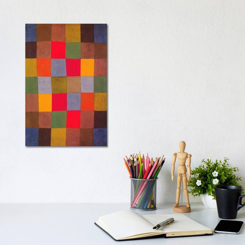 iCanvas "New Harmony" by Paul Klee Canvas Print - 12x8x0.75