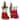 Commercial Double-Hooped Jumbo Christmas Stocking - 4' - Red and White