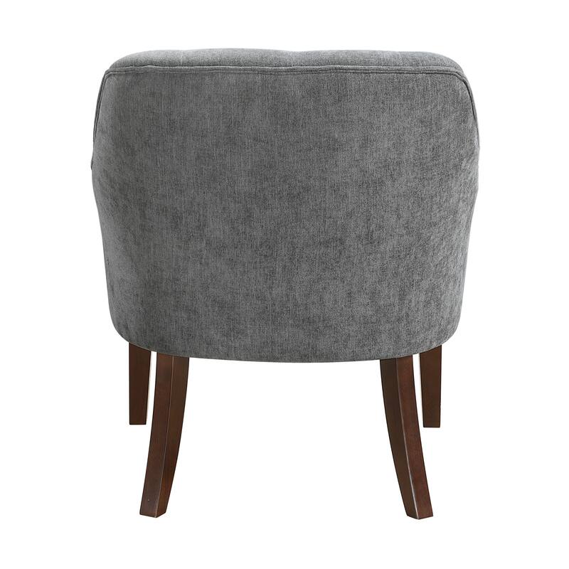 Sterling 26.5" Textured Accent Chair - Button-tufted Chair Back
