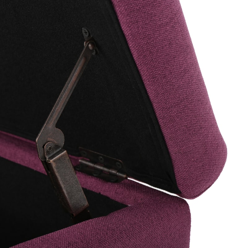 Chantelle Fabric Storage Ottoman by Christopher Knight Home