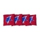 preview thumbnail 1 of 1, Elizabeth City State Vikings Red Cornhole Bags All-Weather Resin Filled