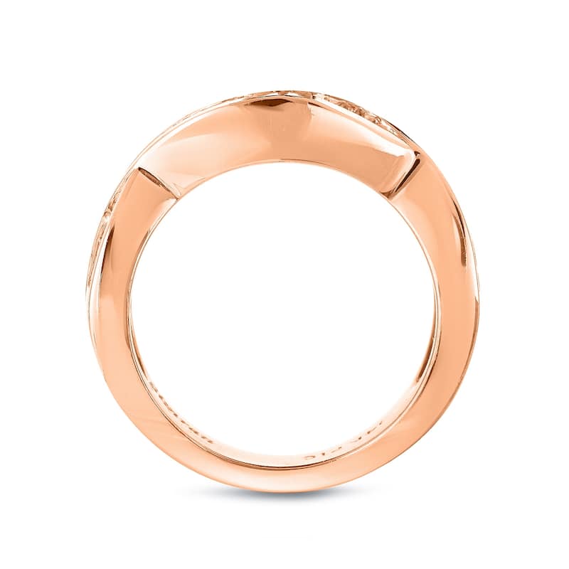 Auriya 14k Gold 3/8ct TDW 19-Stone Diamond Wedding Band