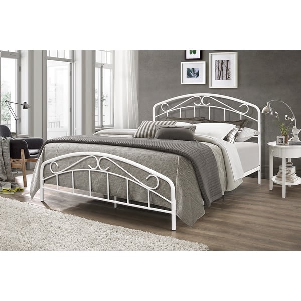 slide 1 of 29, Jolie Arched Scroll Metal Bed Full