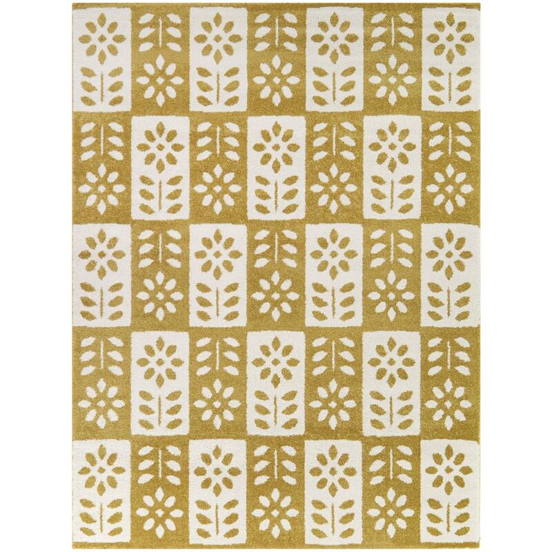 Karol Modern Floral Area Rug