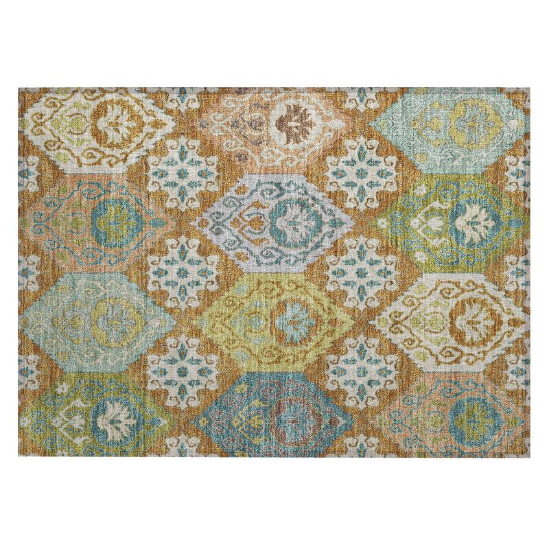Machine Washable Indoor/ Outdoor Global Bayfield Chantille Rug