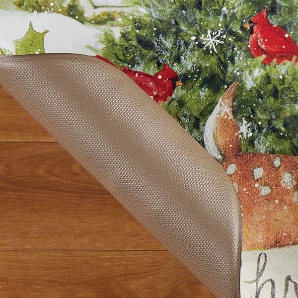 Christmas Magic AntiFatigue Cushioned Kitchen Mat 29.25 x 0.25 x 17.