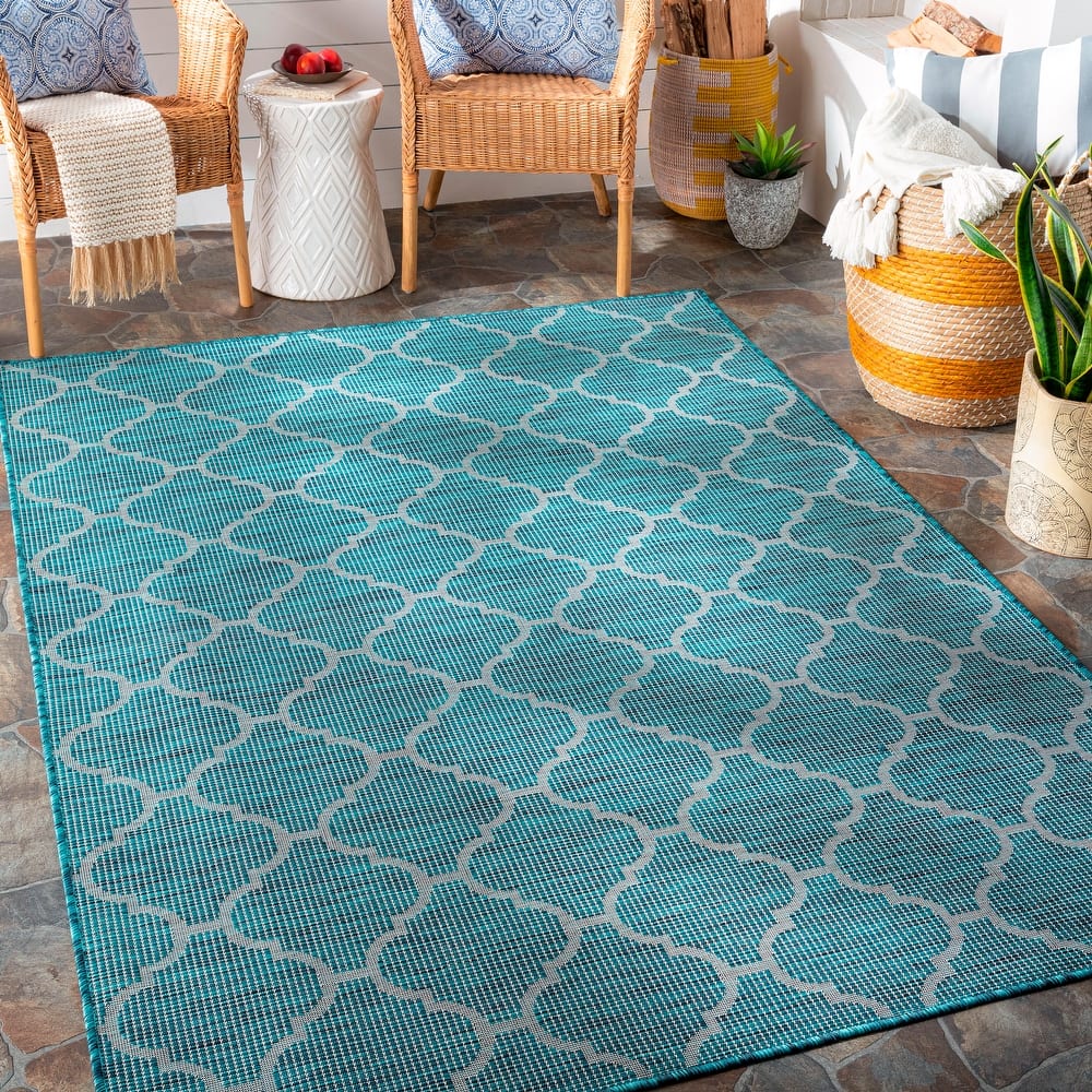 Artistic Weavers Asya Traditional Trellis Outdoor Area Rug