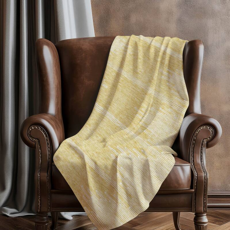 Premium Machine Washable Boho Moroccan Sherpa Throw Blanket