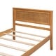 preview thumbnail 60 of 62, Solid Wood Platform Bed Frame with Headboard & Strong Slats Support