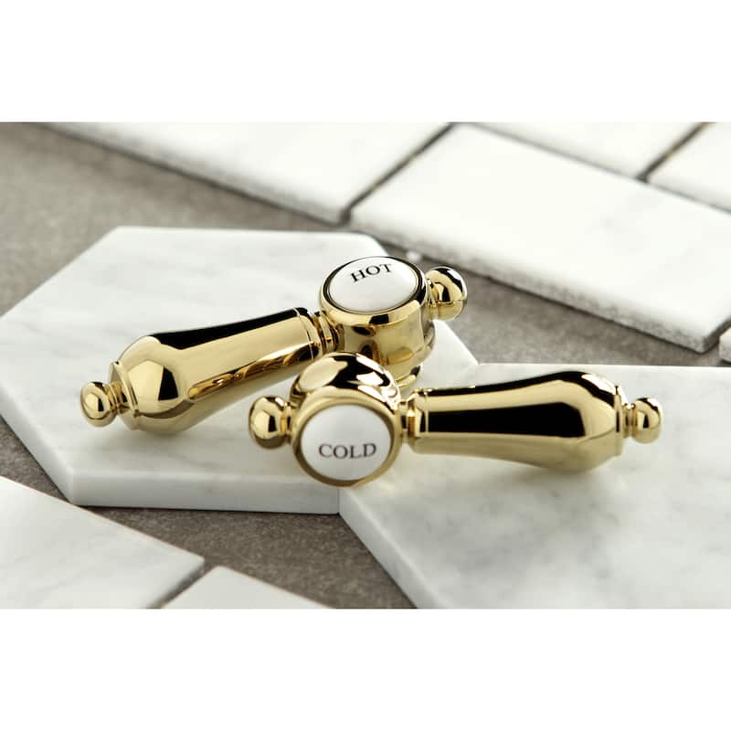 Kingston Brass Heirloom Bridge Kitchen Faucets with Brass Sprayer