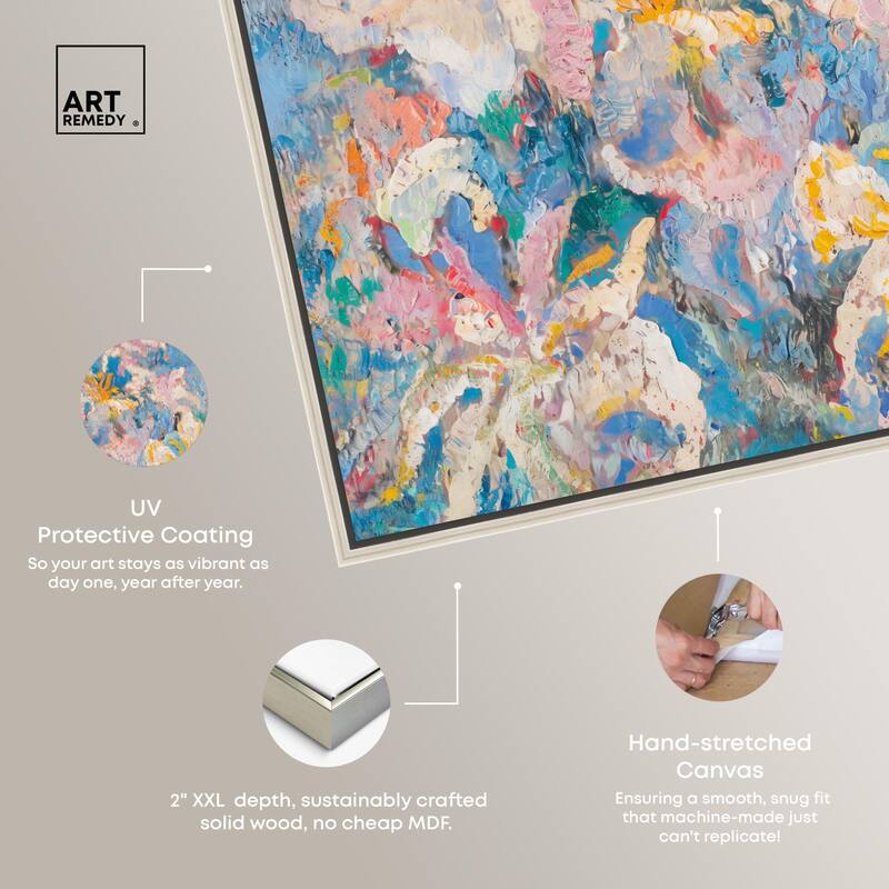 Pastel Riot I Canvas by Art Remedy