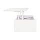 preview thumbnail 8 of 10, SAFAVIEH Kinsley White Lift-Top Coffee Table - 47.2" x 23.6" x 13.4"