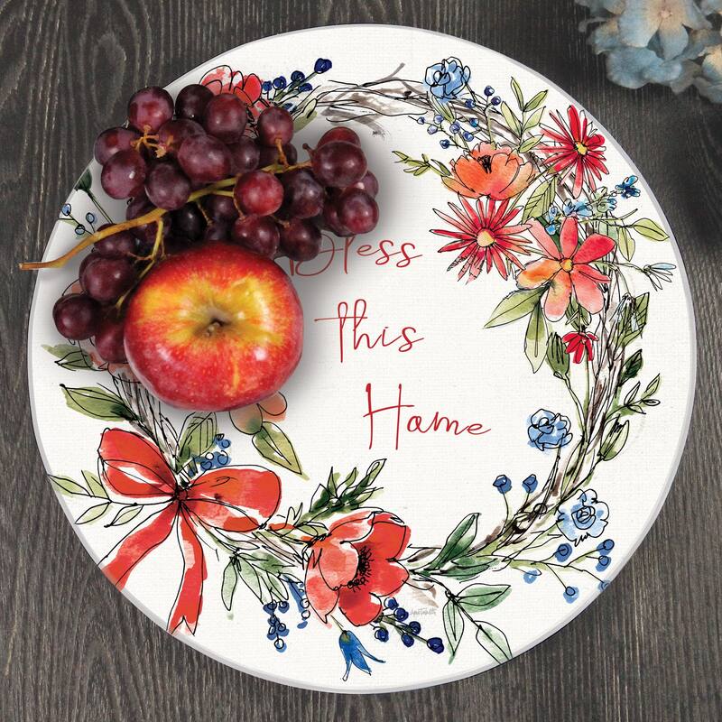 Glass Lazy Susan - Americana Mood - 13x.055