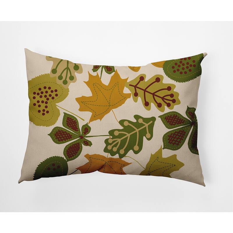 Fall Leaves Decorative Throw Pillow