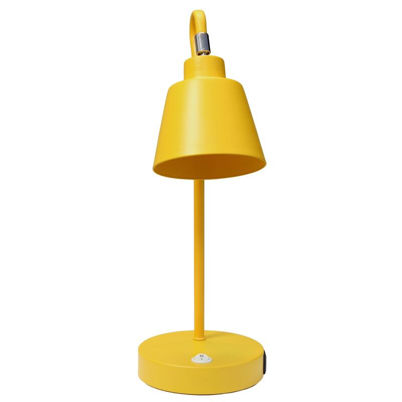 Looped Desk Lamp with Adjustable Shade - 16" - Yellow