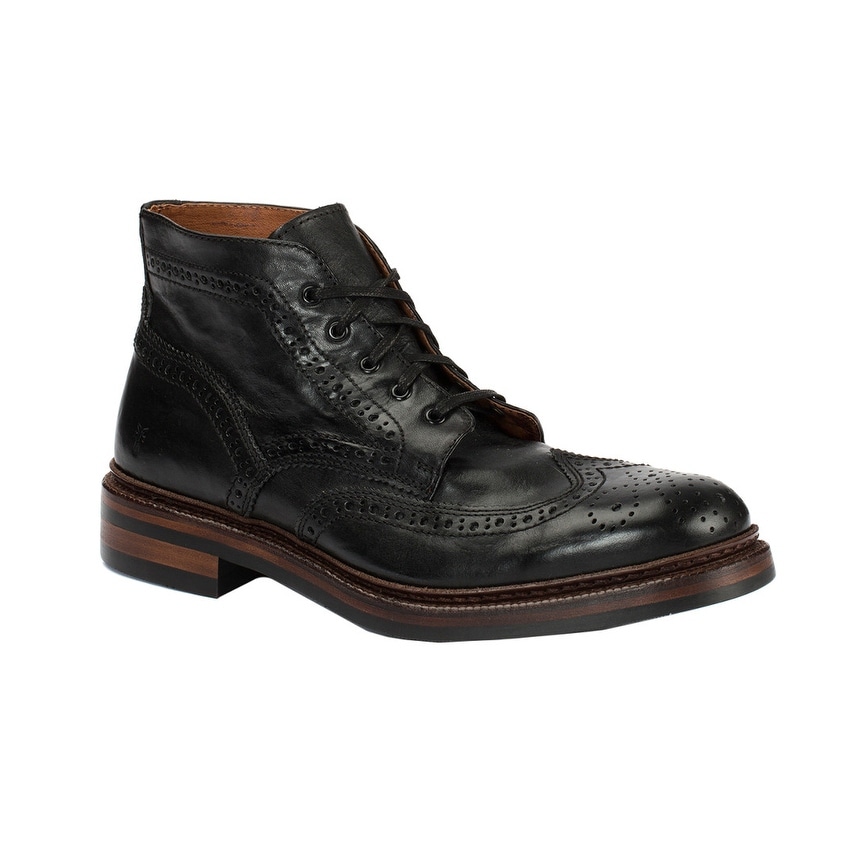 frye graham brogue chukka boots