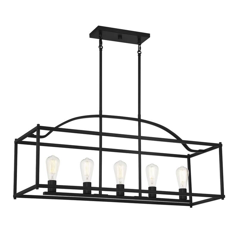 Savoy House Palladian 5 Light 12" Wide Linear Chandelier