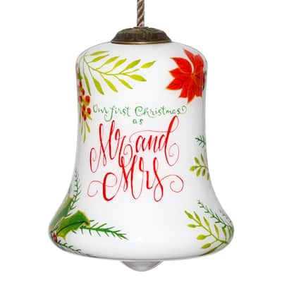 Inner Beauty First Christmas Hand Painted Glass Ornament - N/A