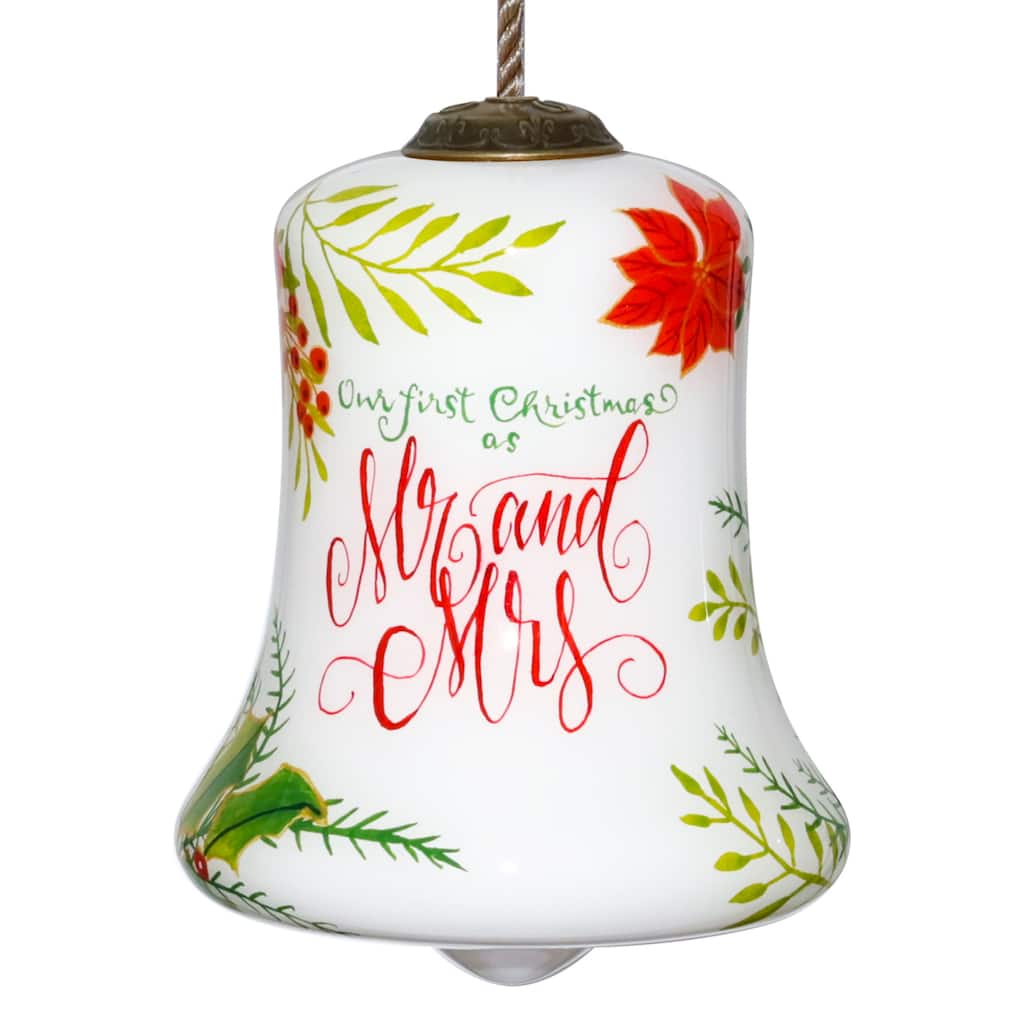 Inner Beauty First Christmas Hand Painted Glass Ornament