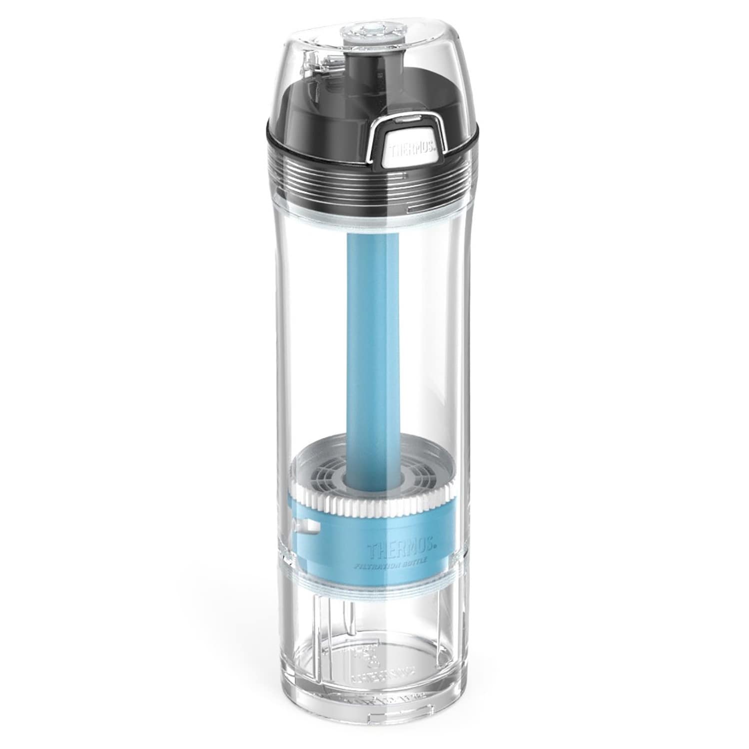 thermos clear water bottle