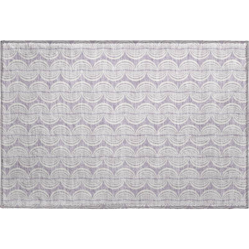 Premium Washable Super Soft Modern Scallop Mayfield Rug
