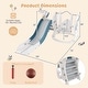 preview thumbnail 4 of 5, 4-in-1 Toddler Slide and Swing Set Indoor Playground