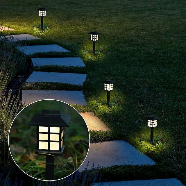 12pcs Garden Waterproof Outdoor Solar Lights for Yard,Landscape,Patio