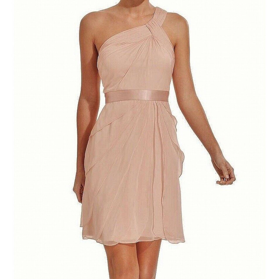 blush pink sheath dress