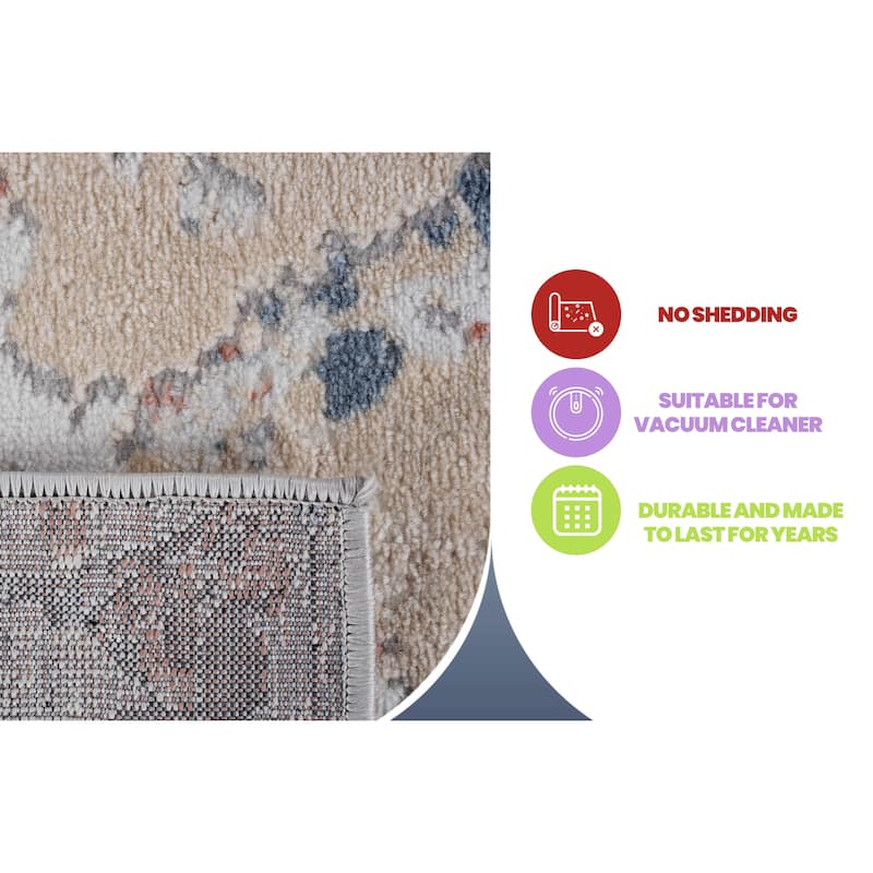 Abstract Area Rug - 8' x 10'