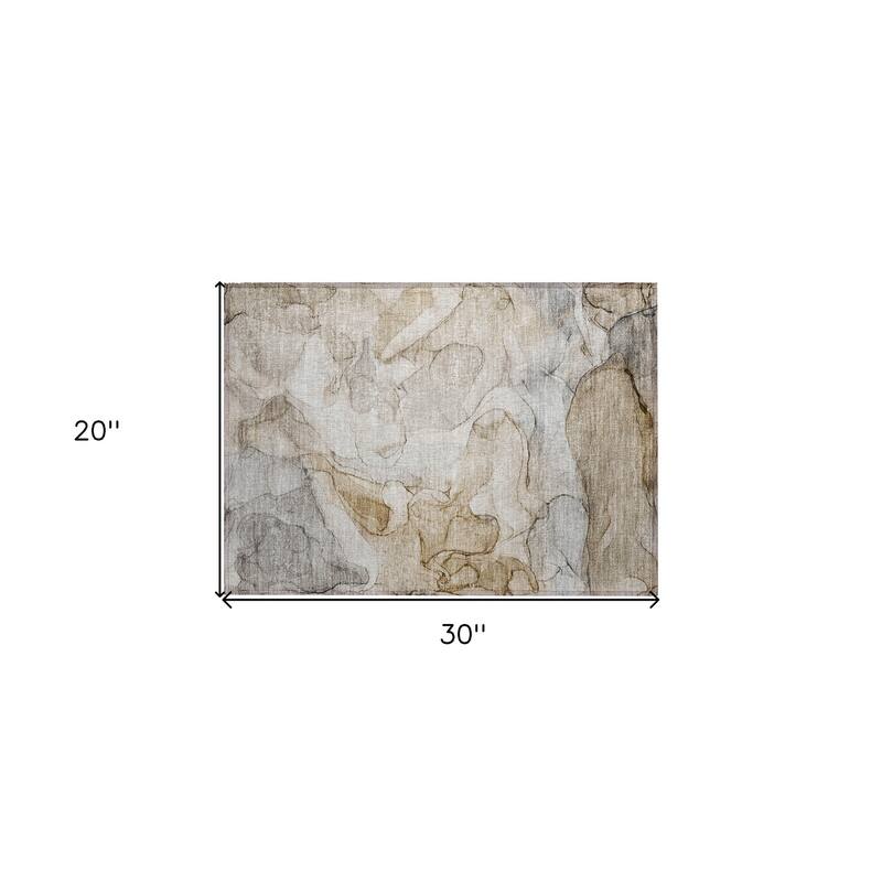 Elfi Artistic Abstract Weather Resistant Versatile Elegance Outdoor Rug